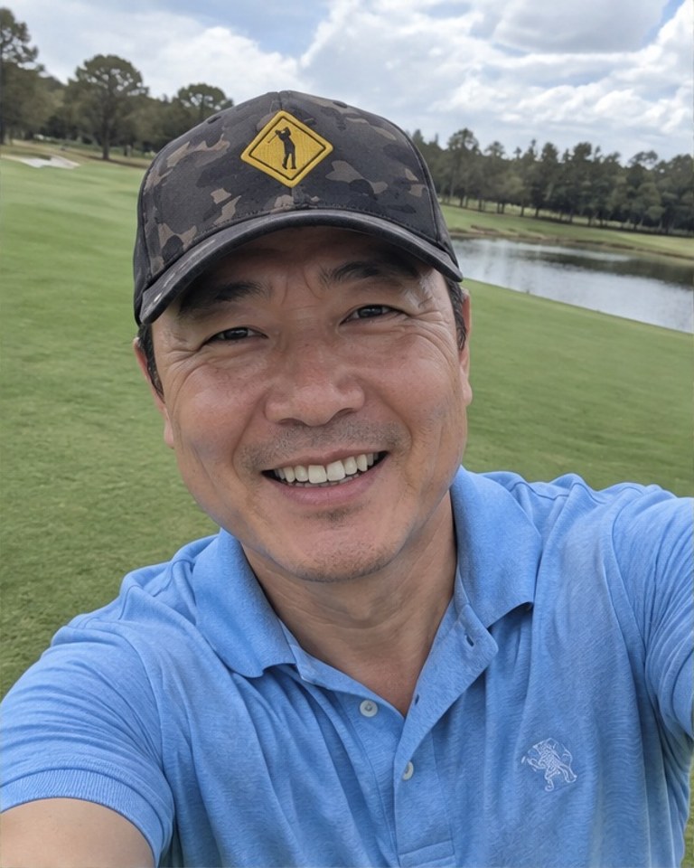 Golf Yield Sign - Multi in a golf lifestyle photo 2