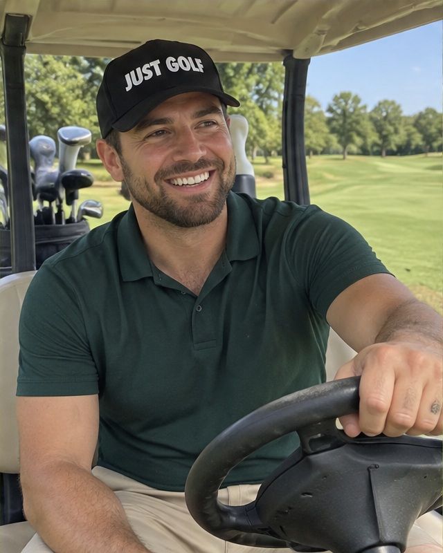 Just Golf - White in a golf lifestyle photo 5