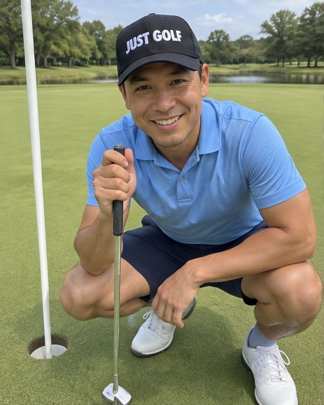 Just Golf - White in a golf lifestyle photo 4