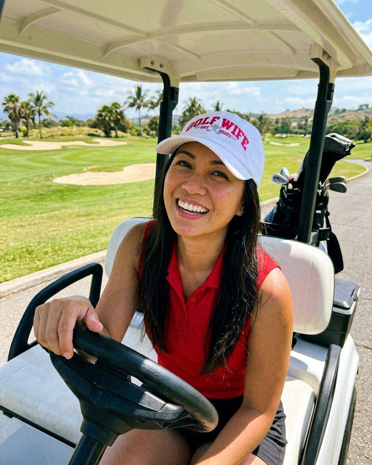 Golf Wife Est. 2020s in a golf lifestyle photo 3
