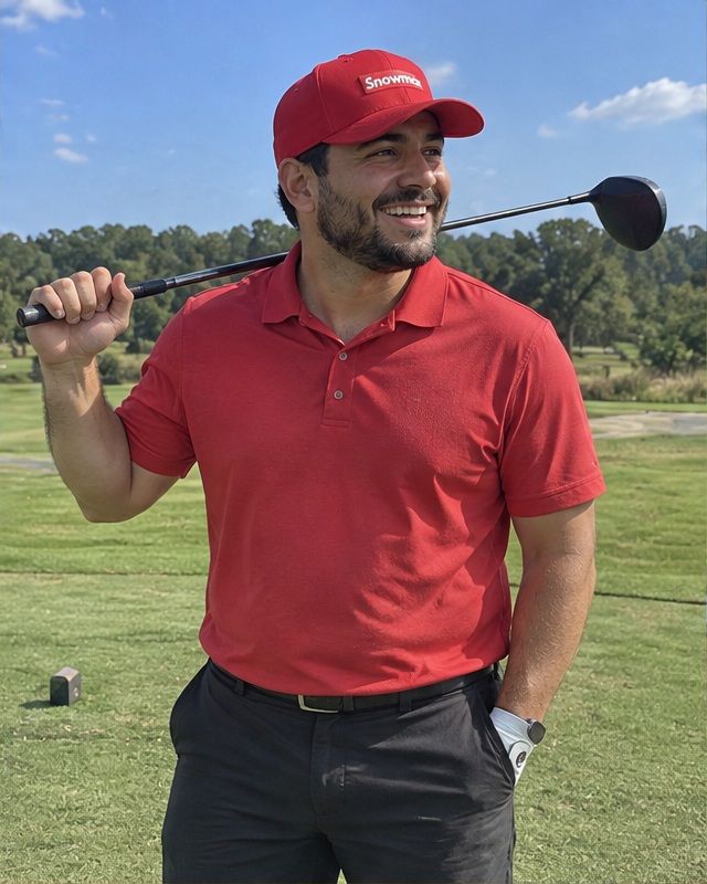 Snowman - Red in a golf lifestyle photo 2