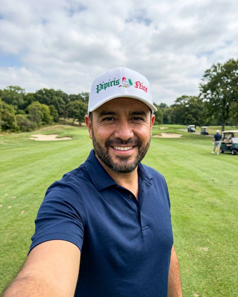 Pipiris Nice Rooster in a golf lifestyle photo 1