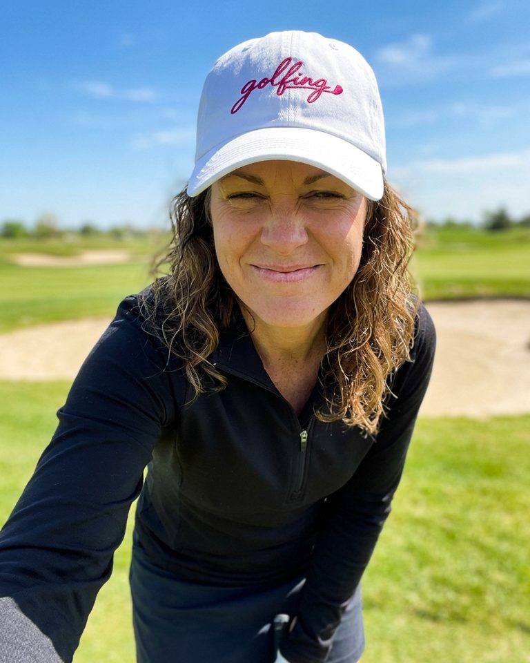 Golfing Logo - Hat in a golf lifestyle photo 1