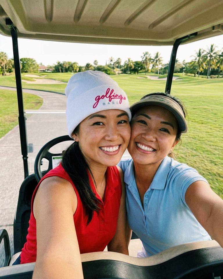 Golfing Babe - Beanie in a golf lifestyle photo 1