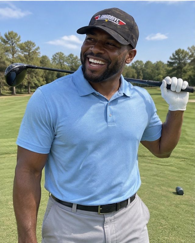 Longdrive in a golf lifestyle photo 4