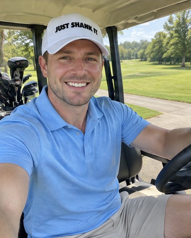 Just Shank It - Black in a golf lifestyle photo 4
