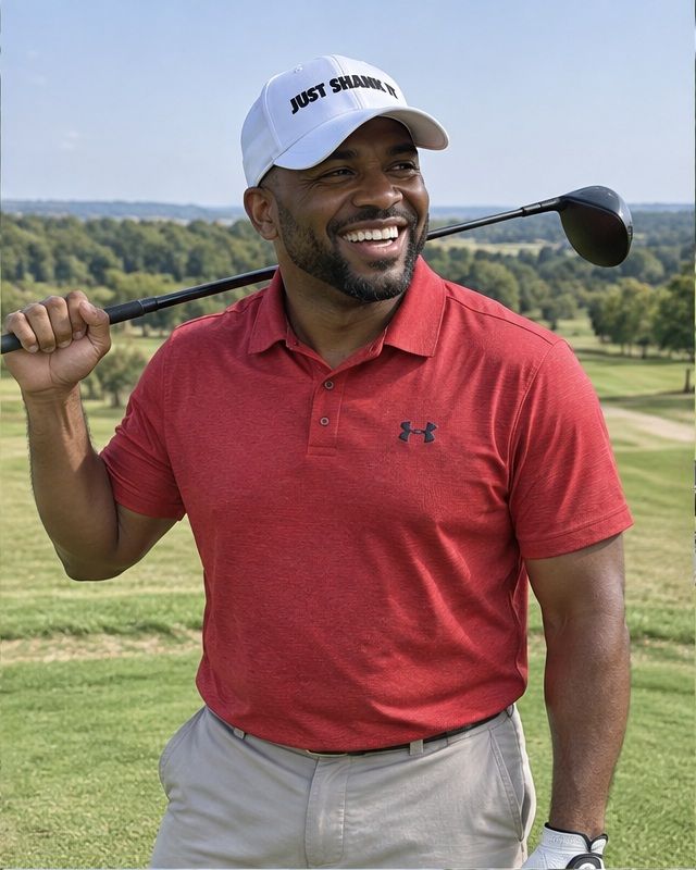 Just Shank It - Black in a golf lifestyle photo 2