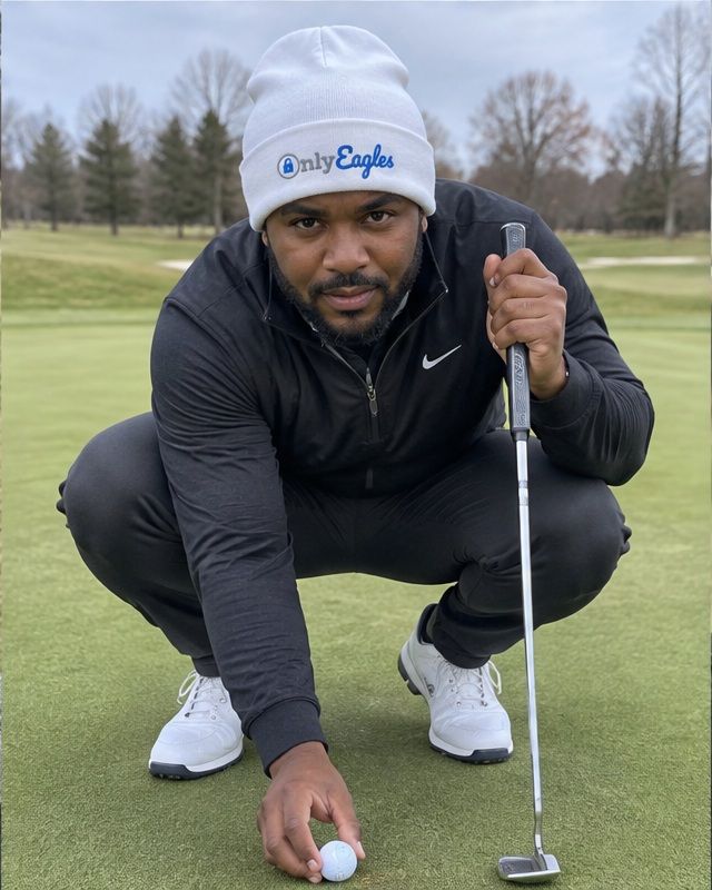 Only Eagles - Fun Beanie in a golf lifestyle photo 5