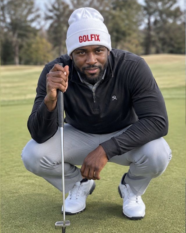 Golfix - Fun Beanie in a golf lifestyle photo 5