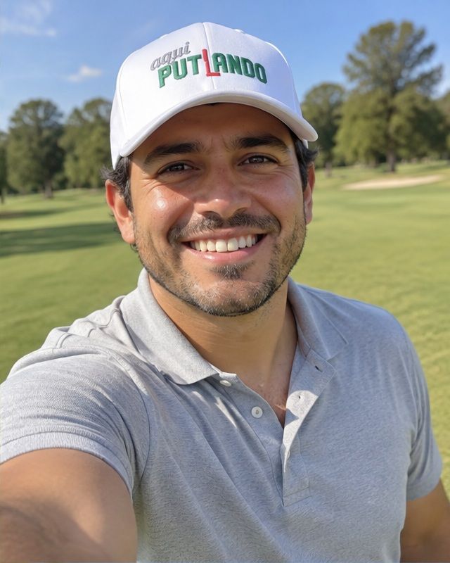 Aqui Putiando in a golf lifestyle photo 3