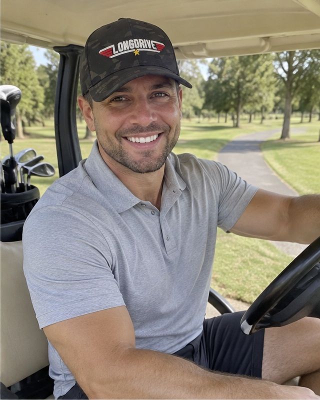 Longdrive in a golf lifestyle photo 3