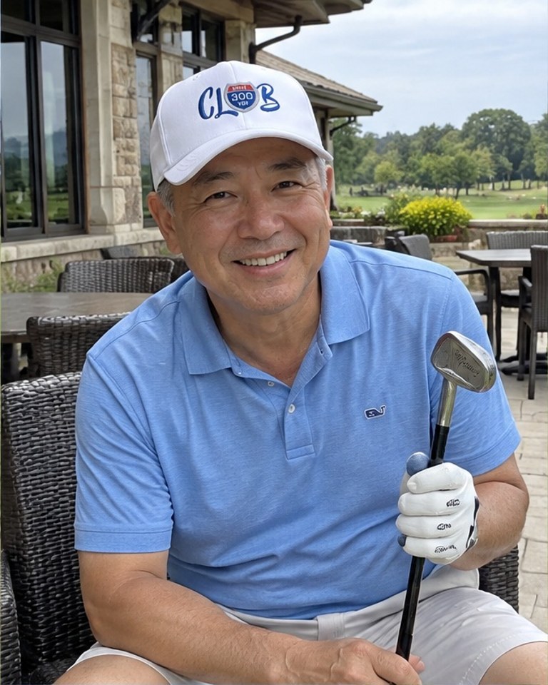 Club 300yd Drive in a golf lifestyle photo 2