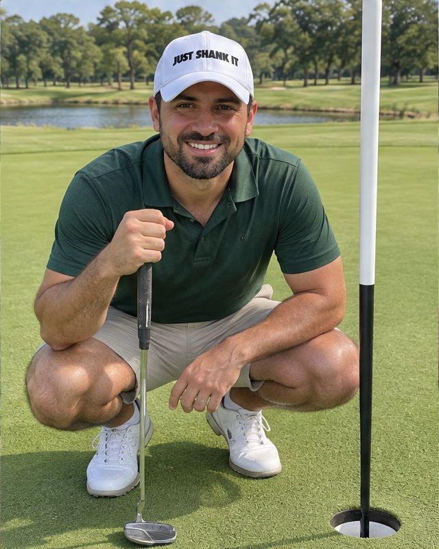 Just Shank It - Black in a golf lifestyle photo 5
