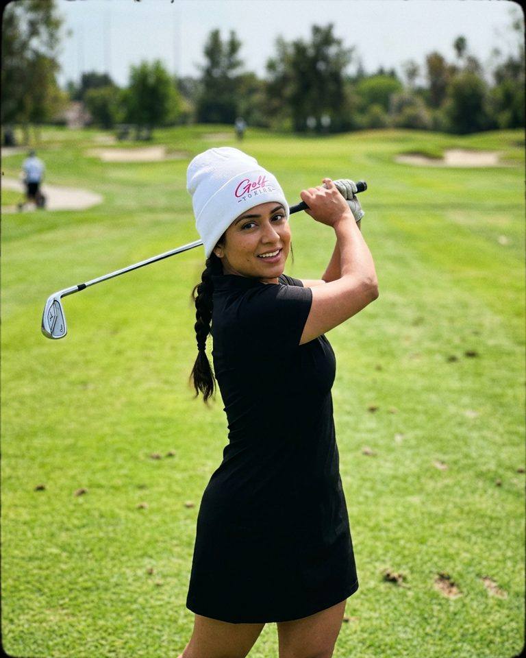 Golf Toxica Logo - Beanie in a golf lifestyle photo 1