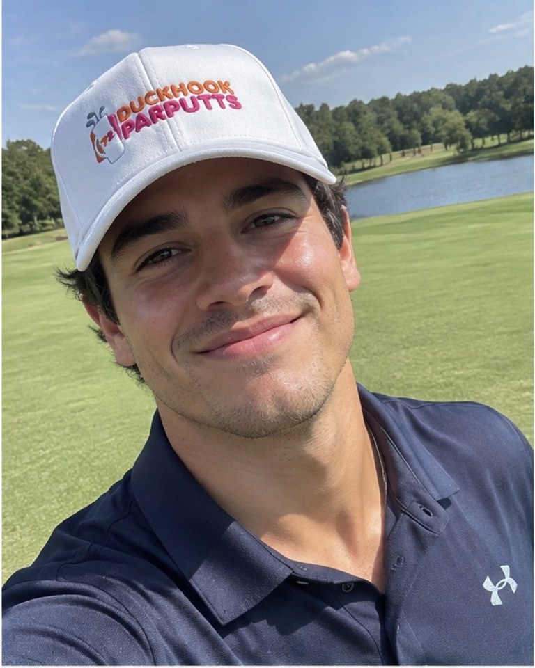Duckhook Parputts in a golf lifestyle photo 2