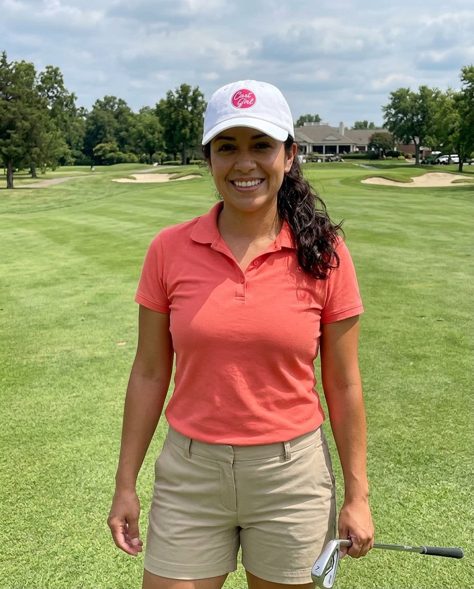 Cart Girl Circle Logo - Hat in a golf lifestyle photo 1