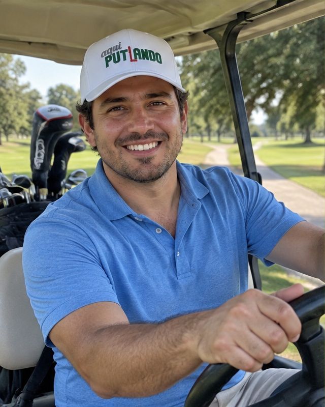 Aqui Putiando in a golf lifestyle photo 4