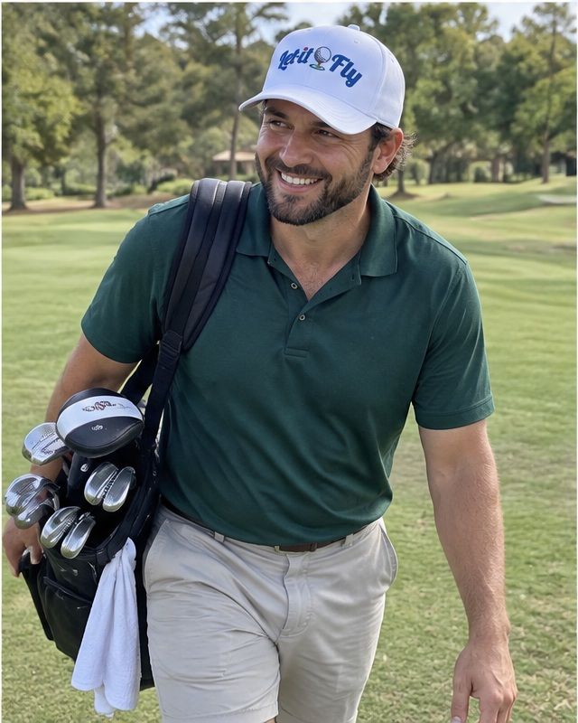 Let It Fly - Blue in a golf lifestyle photo 5