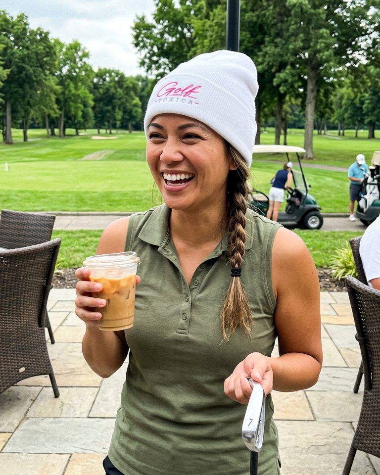 Golf Toxica Logo - Beanie in a golf lifestyle photo 2
