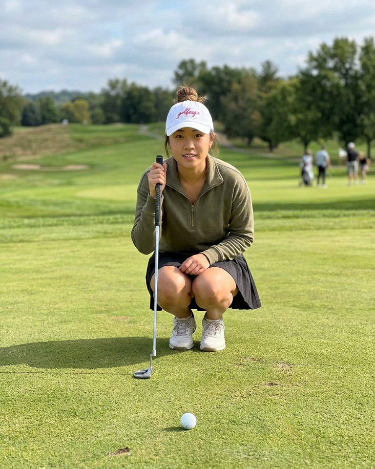 Golfing Babe - Hat in a golf lifestyle photo 1