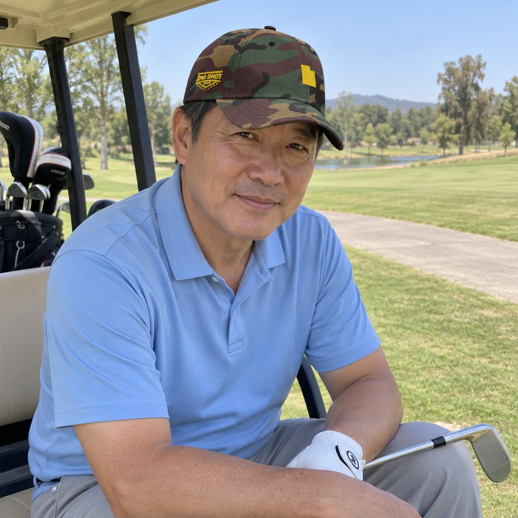 A golfer wearing Utah - MVP [open back] on the course