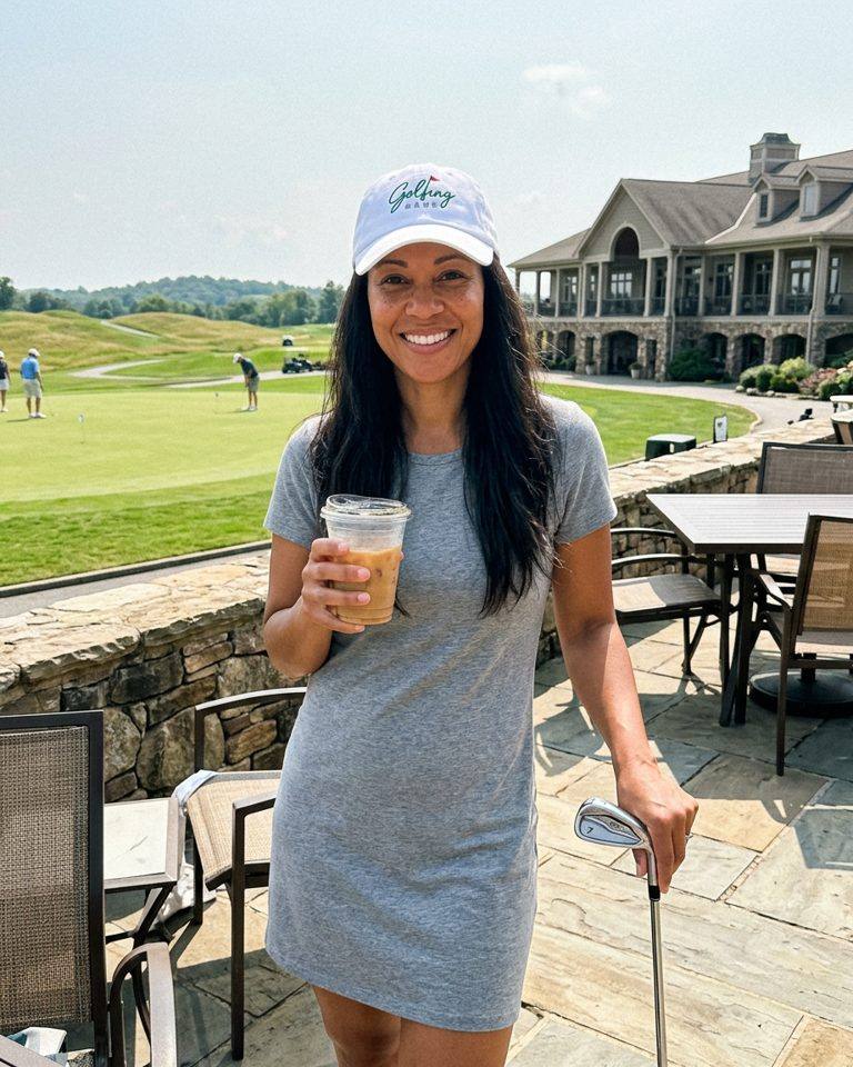Golfing Babe Flag - Hat in a golf lifestyle photo 1