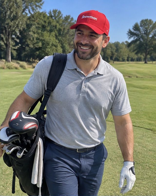 Snowman - Red in a golf lifestyle photo 3