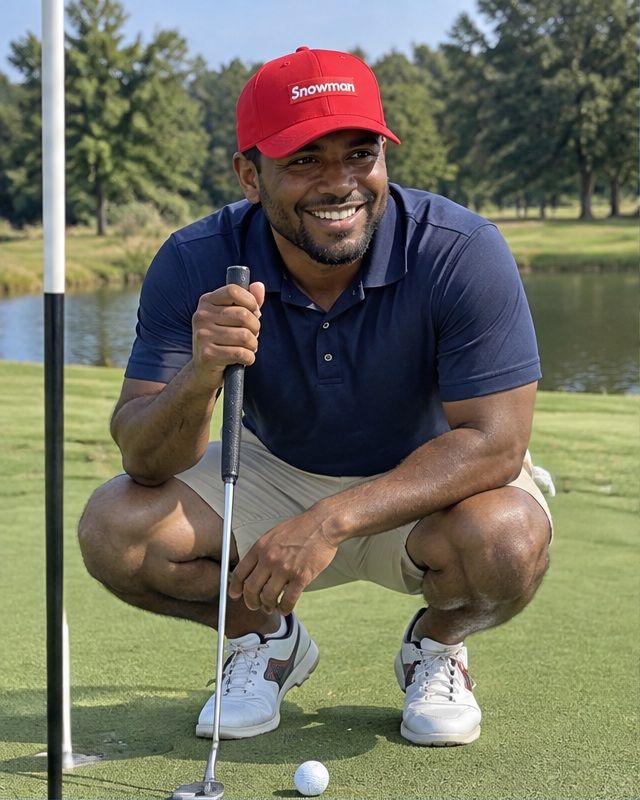 Snowman - Red in a golf lifestyle photo 1