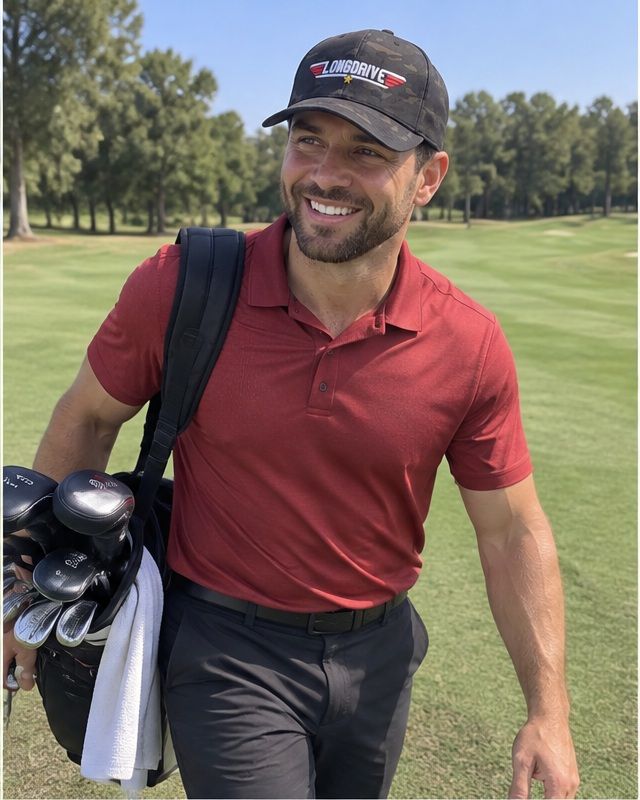 Longdrive in a golf lifestyle photo 2