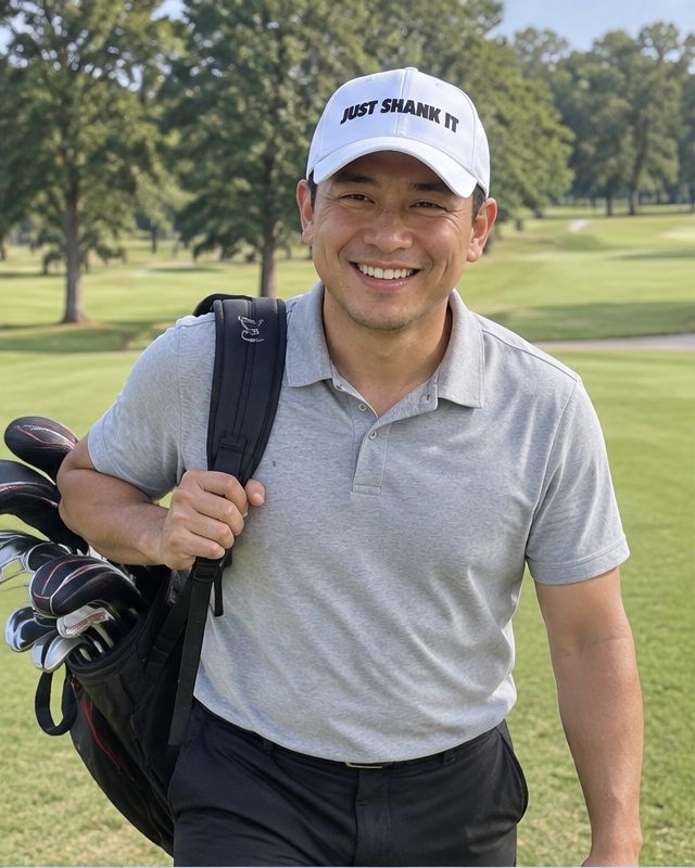 Just Shank It - Black in a golf lifestyle photo 3
