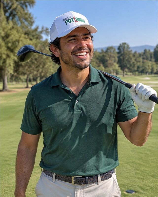 Aqui Putiando in a golf lifestyle photo 5