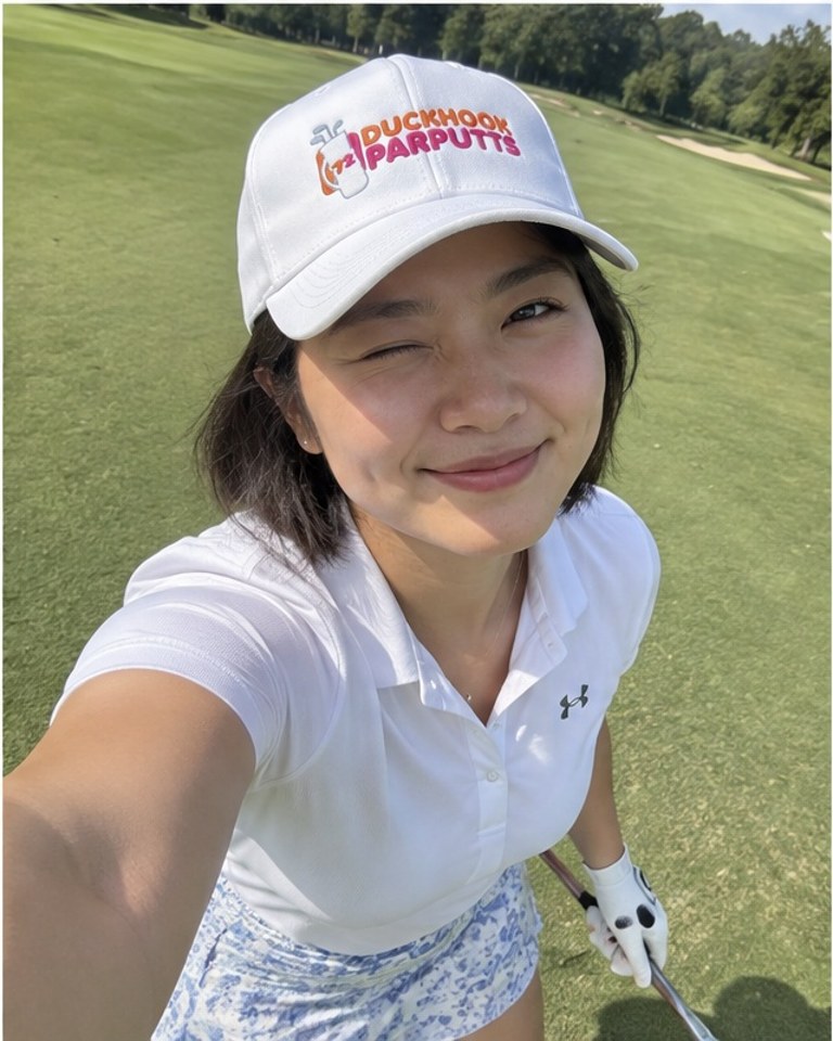 Duckhook Parputts in a golf lifestyle photo 5