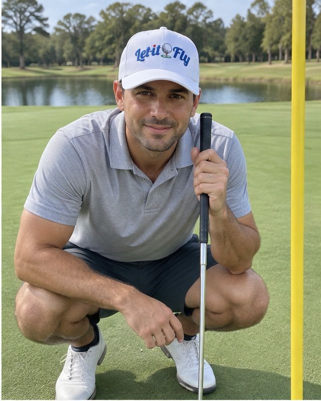 Let It Fly - Blue in a golf lifestyle photo 3