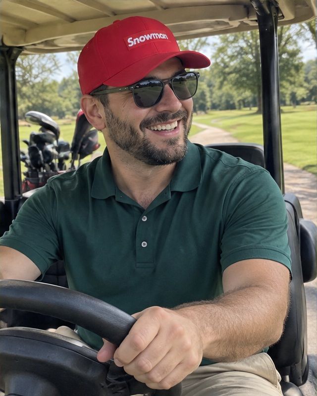 Snowman - Red in a golf lifestyle photo 5