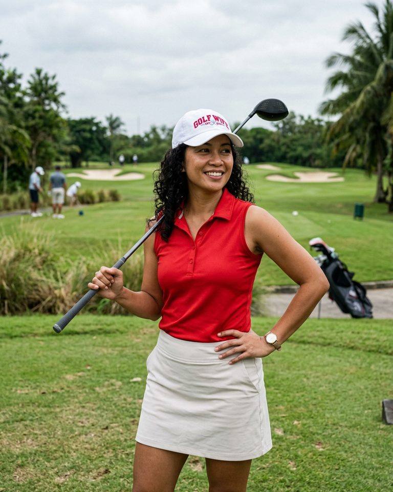 Golf Wife Est. 2020s in a golf lifestyle photo 4