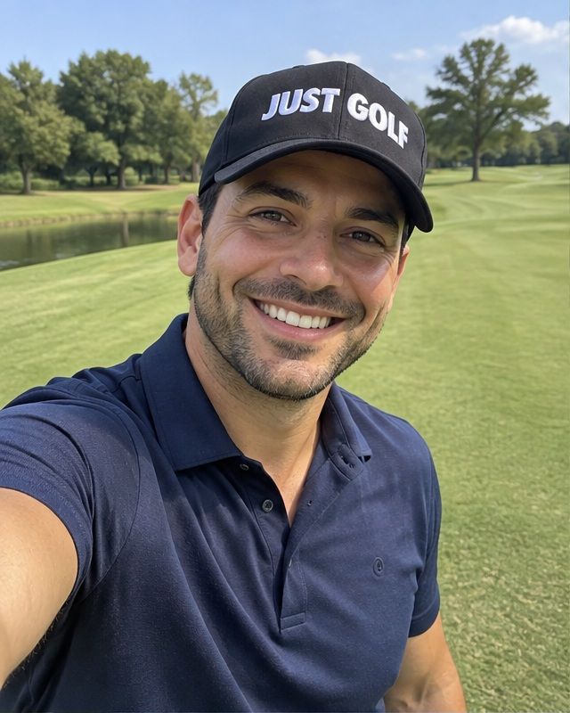Just Golf - White in a golf lifestyle photo 1