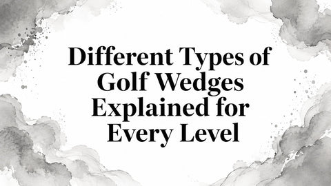 Different Types of Golf Wedges Explained for Every Level