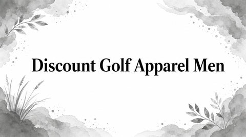 Discount Golf Apparel Men
