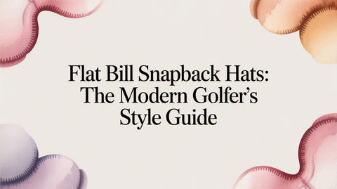 Flat Bill Snapback Hats: The Modern Golfer's Style Guide