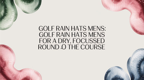 Golf Rain Hats Mens: golf rain hats mens for a dry, focused round on the course