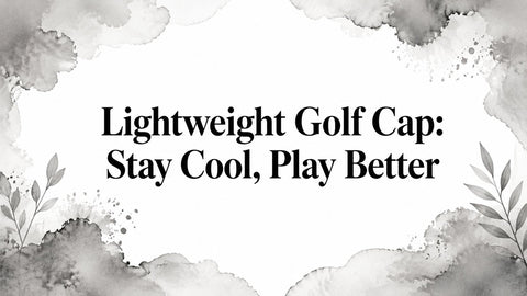 Lightweight Golf Cap: Stay Cool, Play Better