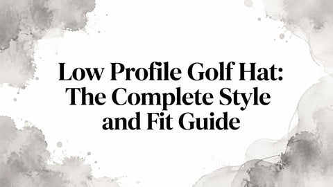 Low Profile Golf Hat: The Complete Style and Fit Guide