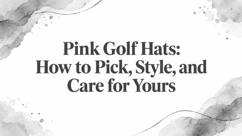 Pink Golf Hats: How to Pick, Style, and Care for Yours
