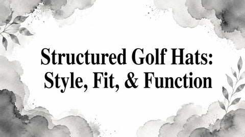 Structured Golf Hats: Style, Fit, & Function
