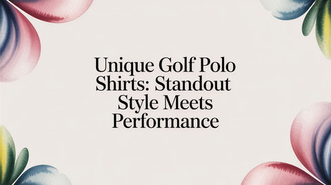 Unique golf polo shirts: Standout style meets performance