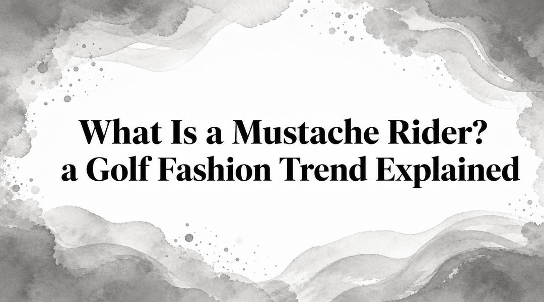 What Is a Mustache Rider? a Golf Fashion Trend Explained
