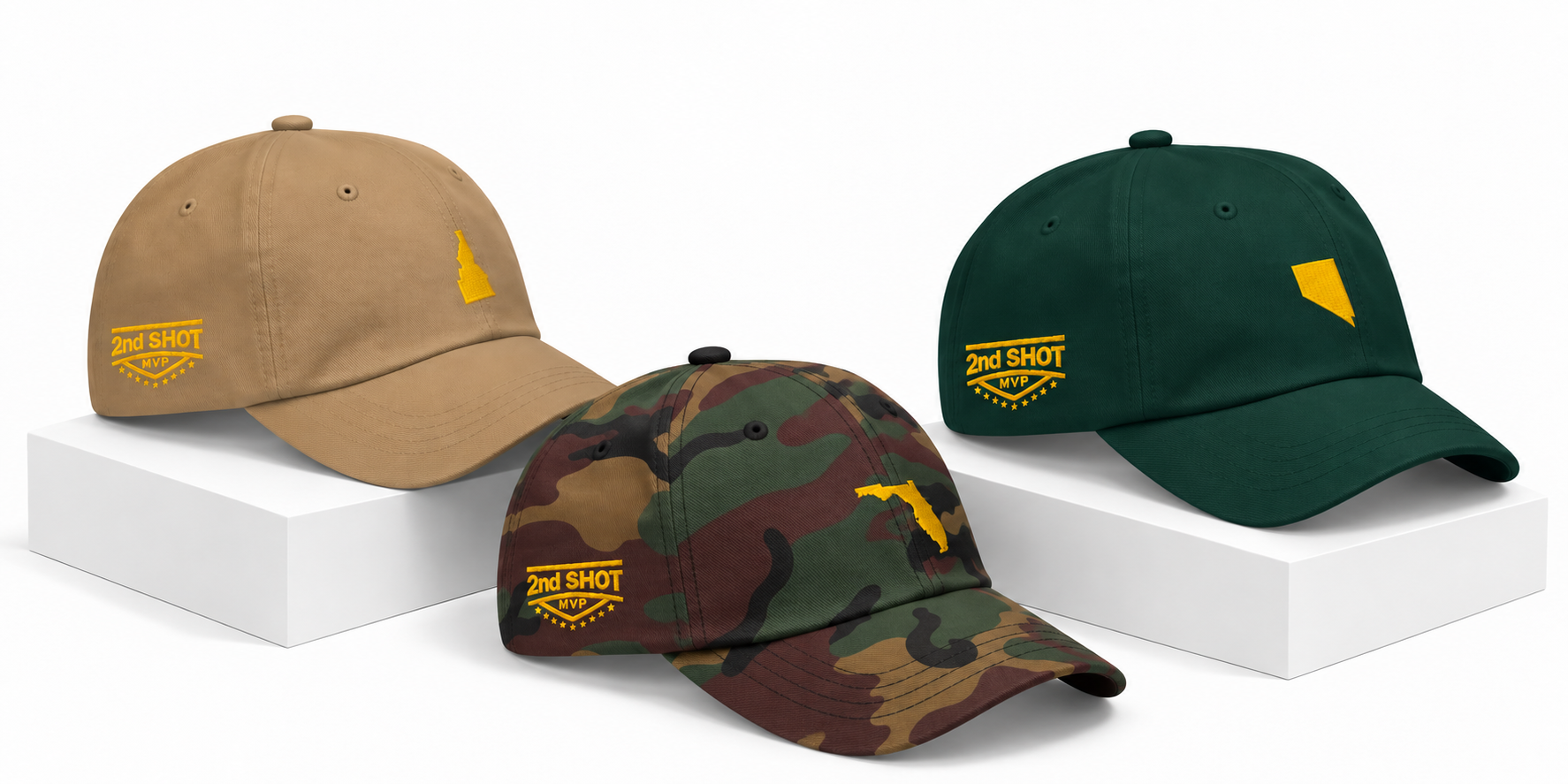 Golf Hats - USA - [Open Back] | 2ndShotMVPGolf