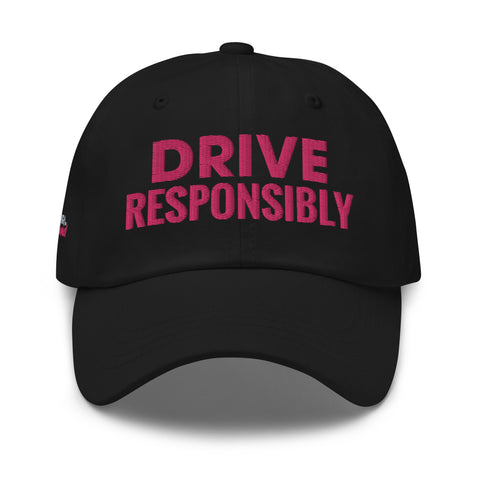 Drive Responsibly - Bold - Cart Girl HatCart Girl [open back]Drive Responsibly - Bold - Cart Girl Hat