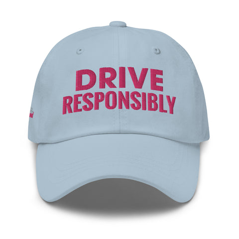 Drive Responsibly - Bold - Cart Girl HatCart Girl [open back]Drive Responsibly - Bold - Cart Girl Hat