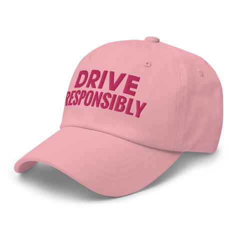 Drive Responsibly - Bold - Cart Girl HatCart Girl [open back]Drive Responsibly - Bold - Cart Girl Hat